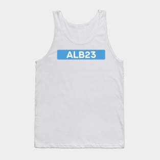 Alexander Albon 23 - Driver Tag #3 Tank Top